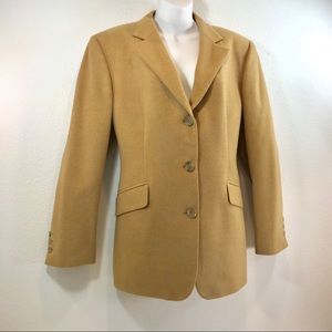 Brooks Brothers 100% Camel hair jacket W sz 12